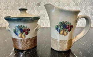 MONROE SALT WORKS Northern Fruit SUGAR AND CREAMER Set Rare! - Picture 1 of 6