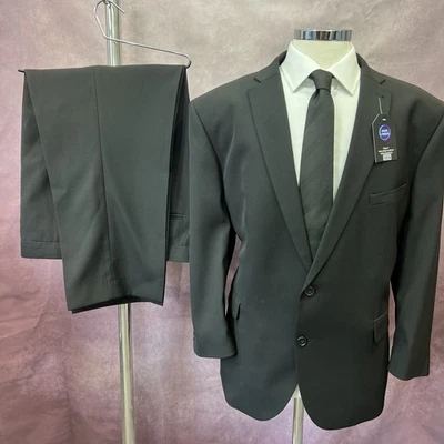 Traje FELLINI TRAVELLER Negro Ajuste Regular 2 Piezas C52S W46 L27 Foto 1 de 4