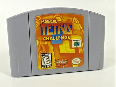 Nintendo 64 (N64) MAGICAL TETRIS CHALLENGE - Authentic - CART ONLY - TESTED!! - Image 1 of 4