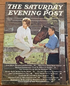 Saturday Evening Post Magazine April 1974 Ronald & Nancy Reagan Lee Trevino - Picture 1 of 1
