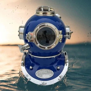 US Navy Mark V Diving Helmet Scuba Deep Sea Divers Helmet For gift | Collection - Picture 1 of 9
