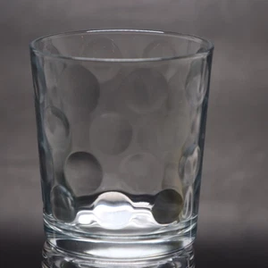 Pasabahce Circle Dot Old Fashioned Rock Glass Vintage - Picture 1 of 4