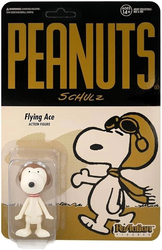 Figura Peanuts Snoopy World War I Flying Ace Reaction 3,75" Foto 1 de 1