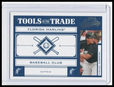 2004 Playoff Absolute - Miguel Cabrera - Tools of the Trade Blue #/250 - Image 1 of 2