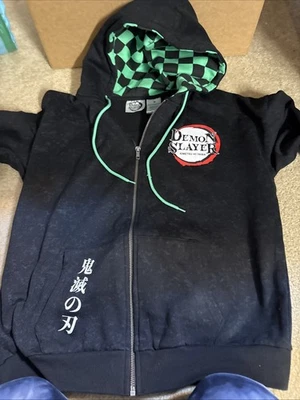 Kimetsu No Yaiba Demon Slayer Hoodie Anime Medium Unisex Sweatshirt Top colorful - Image 1 of 4