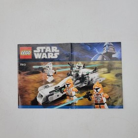 LEGO STAR WARS 7913 Clone Trooper Battle Pack Instruction Manual Only