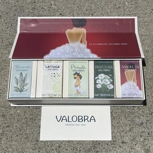 Valobra Italy Assoluta Pratolina Primula Lattuga Reseda Bar Soap Lot Of 5 1.6 oz - Picture 1 of 5