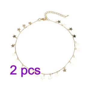 2pcs Bohemia Women Choker Star Choker Women - Picture 1 of 12