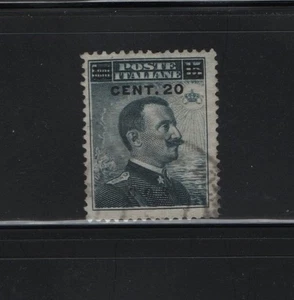 GRIECHENLAND 1919/23 DODEKANES COS AUFDRUCK AUF 20 C /15 CENT GEBRAUCHTE BRIEFMARKE - Bild 1 von 1