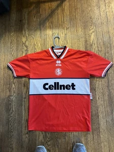 Maglia calcio Middlesbrough Home 1997 Soccer Errea Jersey maglia uomo taglia M - Foto 1 di 9