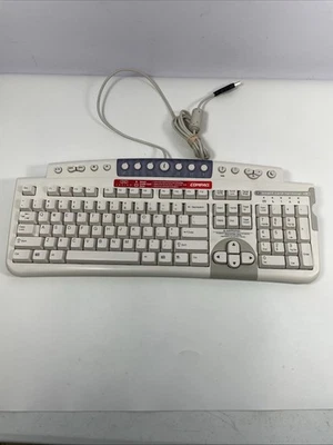 Vintage Compaq KUS0060 Mechanical Keyboard Wired P/S Connection Computer - Image 1 of 4