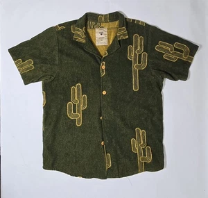 OAS Kurzarm Button Down Hemd Frottee Grün Herren XXL - Bild 1 von 7