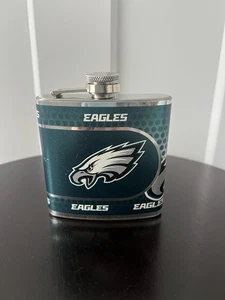 Frasco de cadera de acero inoxidable Philadelphia Eagles NFL 6 OZ - Imagen 1 de 9
