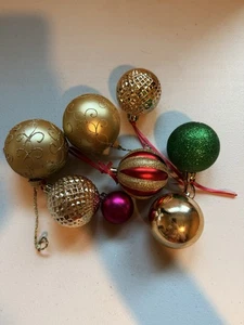 8 adornos surtidos para árboles de Navidad - Imagen 1 de 4