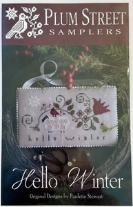 Plum Street Samplers ~ Hello Winter Cross Stitch Pattern - Picture 1 of 3