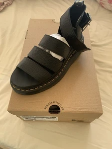 Dr Martens Black Clarissa II Quad Sandals Size 6 - Picture 1 of 4