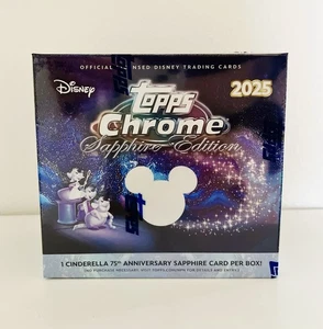 2025 Topps Chrome® Disney - Sapphire Edition - Hobby Box NEW✅ SEALED OVP ✅ - Bild 1 von 6