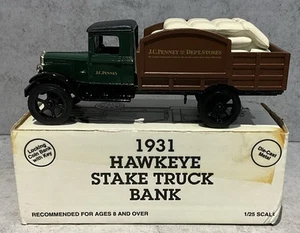 J.C. Penney 1931 Hawkeye Stake Truck 1:25 Ertl Diecast Bank - Picture 1 of 8