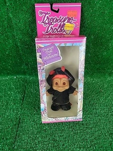 Vintage Treasure Trolls Wishstone ACE Neuheit Little Devil rote Haare Wunschstein - Bild 1 von 2
