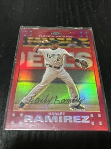 2007 Topps Chrome Hanley Ramírez/99 Red Border Miami Marlins - Imagen 1 de 2