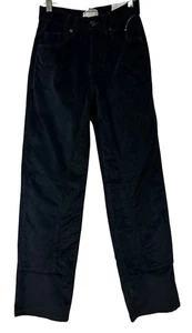 We the Free Jeans schwarz Risk Taker High Rise Straight Cordjeans Gr. 24 NEU - Bild 1 von 12