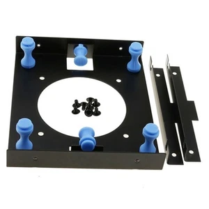 Metal Black Shock-Proof 3.5 Inch Hard Disk to 5.25 Inch DVD ROM Bay7029 - Photo 1/10