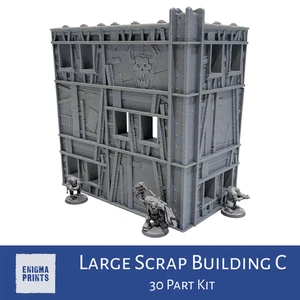 Skullkrump Rampart - 28mm 3D Printed Ork Terrain for Tabletop Wargaming - Bild 1 von 10