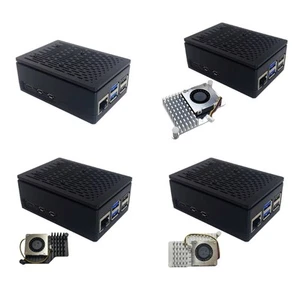 Cooling Case for RPi 5 Board Cover Enclosure with Optional Official Heatsink Fan - Bild 1 von 12
