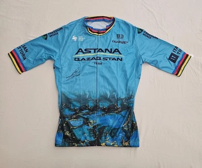 马克·卡文迪什签名 2024 年阿斯塔纳队自行车球衣环法自行车赛 35 号 * 证明 — 第 1/3 张图片