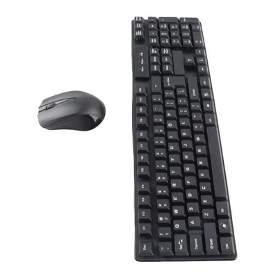 Wireless Keybdard Mouse Combo Set 2.4G Silent Portable 1600dpi For Laptop Not UK - Image 1 of 4