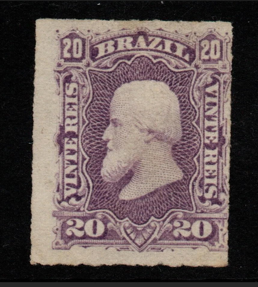 Brazil SC# 69a Mint No or Sm Part Gum / Dark Violet - S42161 - Image 1 of 1