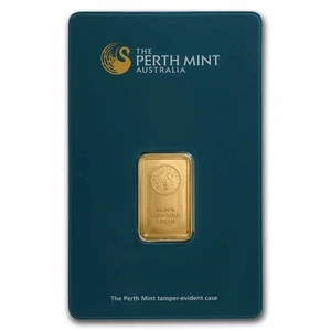 5 gram Gold Bar - Perth Mint (Green Assay) - Picture 1 of 4