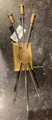 Apliques de pared Kichler Lighting 42203NBR - Doncaster 3 luces (2) latón natural Foto 1 de 3