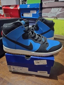 Nike SB Dunk High Pro SB Blue Hero schwarz Herrengröße 11,5 VNDS - Bild 1 von 9