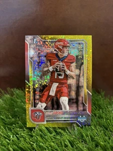 2025 Bowman U Chrome Ethan Vasko #36 Yellow Mini-Diamond Refractor /350 (RC,SP) - Picture 1 of 2