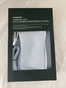 Starbucks Bicchiere Piccolo Borsa Bevande Cinghia Regolabile 2025 Blu Nuovo Tracolla - Foto 1 di 2