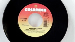 SAVAGE GARDEN 7 Inch 45 I knew I loved you_acoustic version 1999 Columbia vinyl - Picture 1 of 1