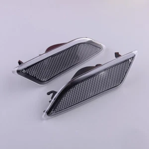Pair Clear LED Side Marker Light Indicator Fit for Mercedes W204 C250 C300 C350 - Picture 1 of 4