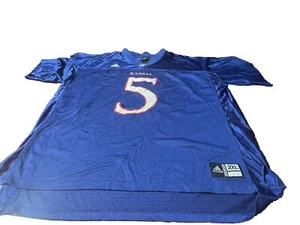 Adidas Mens Blue Kansas Jayhawks Football Jersey! 2XL - Bild 1 von 6