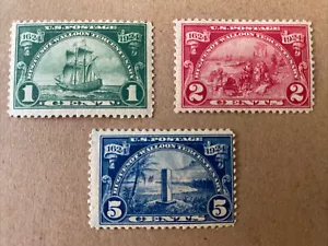 US Stamps - 614-616 - Used - SCV = 21.05 - Picture 1 of 2