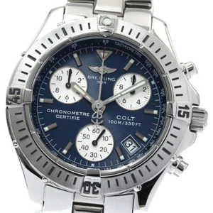 Reloj de cuarzo para hombre Breitling Colt A73350 cronógrafo esfera azul marino_876448 - Imagen 1 de 6