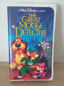 Rare 💎 Black Diamond Walt Disney Classic The Great Mouse Detective Vhs Tape - Picture 1 of 1