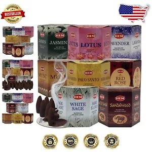 320-Count Variety Backflow Incense Cone Gift Set - Aromatic Smoke Fountain - Picture 1 of 9