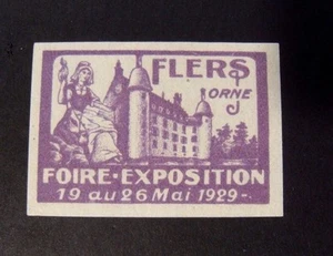 Francia , France Erinofili Maggio 1929 " FOIRE EXPOSITION " 1 Vignette Mint - Picture 1 of 1