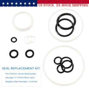 Floor Jack Seal Repair kit for Costco Arcan Dual Pump Plunger 3 or 3 1/4 Ton - Picture 1 of 10
