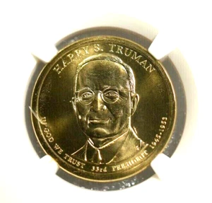 2015 P TRUMAN $1 NGC MS67 THIRTY-THIRD PRESIDENT EARLY RELEASES U.C. SET - Picture 1 of 2