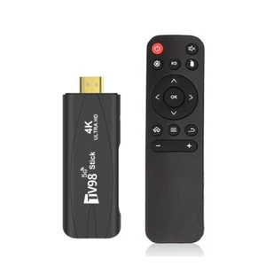 4K HD Android TV Stick: Quad Core Power, 4GB RAM, 32GB ROM, Dual-Band WiFi - Picture 1 of 9