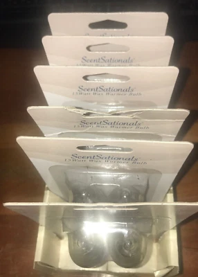 Scent Sationals 6 Pack 12 Night Light Bulbs 15 Watt  120V Volt C7 Base Clear - Image 1 of 2