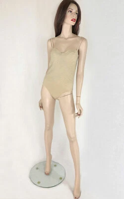 La Perla Bodysuit,intricately beaded and features in built cup AU 14 Nude Skin Foto 1 de 3