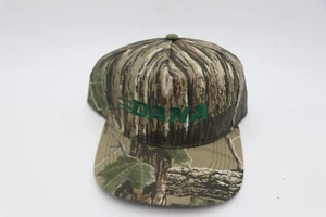 De colección Dana Manufacturing Verde Logo Camuflado Snapback Sombrero Hecho en EE. UU. Excelente - Imagen 1 de 6